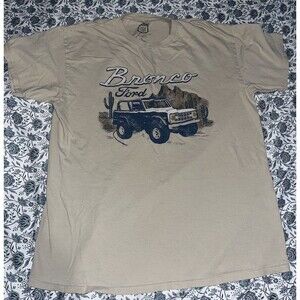 Ford Bronco T-Shirt Size Large/ 100% Cotton